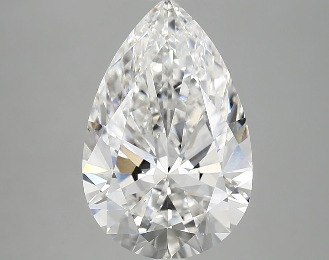 4.05 Carat Pear Shaped Ideal Cut VS1 IGI Certified Lab Grown Diamond