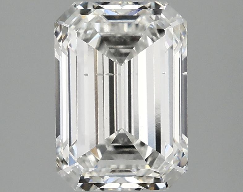 2.39 Carat Emerald Shaped Ideal Cut SI1 IGI Certified Lab Grown Diamond