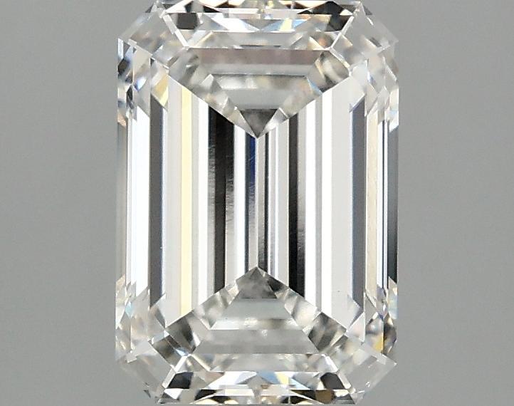 1.99 Carat Emerald Shaped Ideal Cut VVS2 IGI Certified Lab Grown Diamond