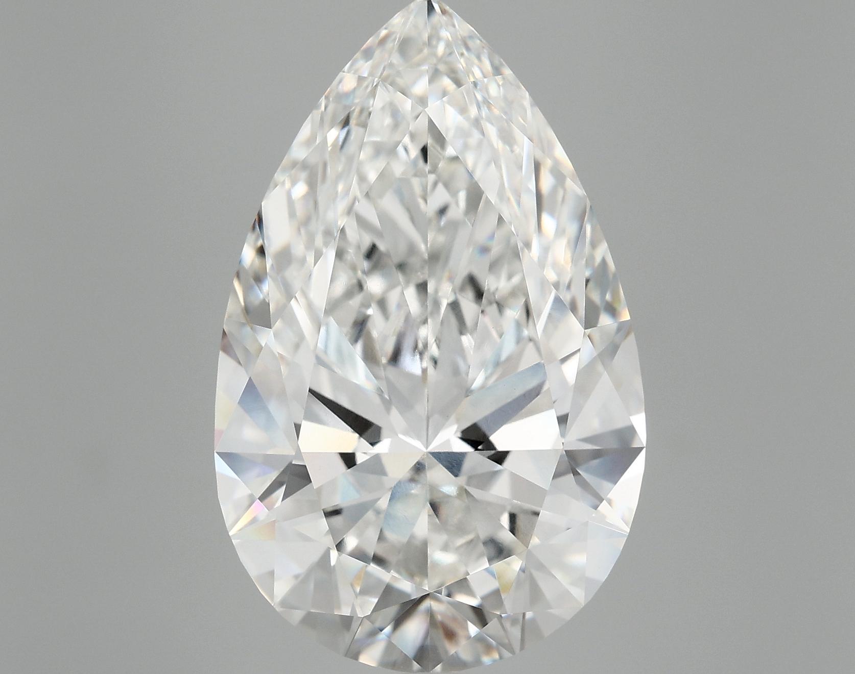 11.32 Carat Pear Shaped Ideal Cut VVS2 IGI Certified Lab Grown Diamond