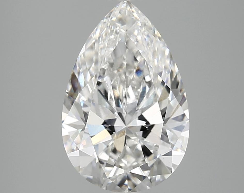 3.02 Carat Pear Shaped Excellent Cut VS1 IGI Certified Lab Grown Diamond