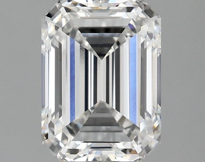 1.98 Carat Emerald Shaped Excellent Cut VVS2 IGI Certified Lab Grown Diamond