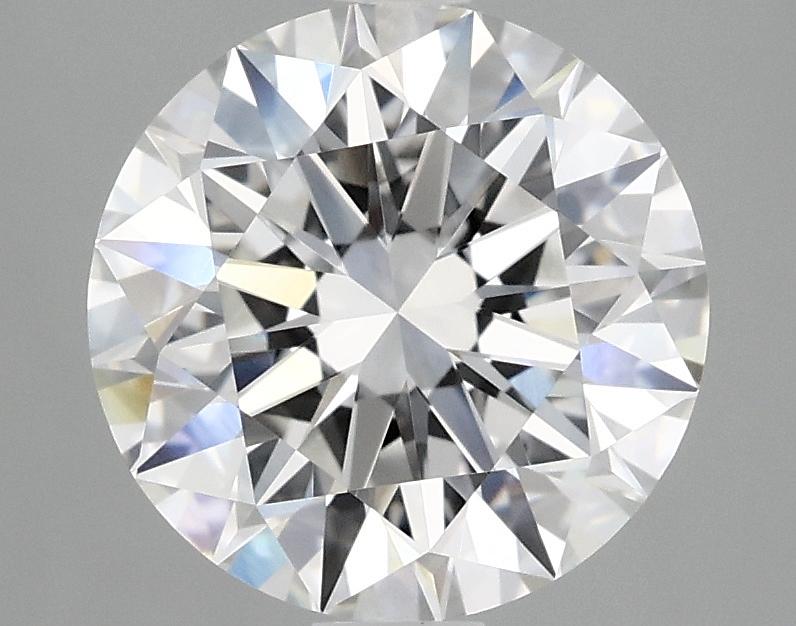 3.08 Carat Round Shaped Excellent Cut VVS2 IGI Certified Lab Grown Diamond
