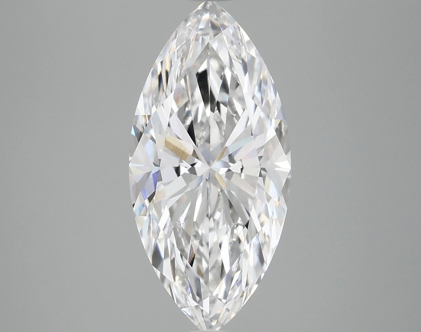 3.21 Carat Marquise Shaped Excellent Cut VS1 IGI Certified Lab Grown Diamond