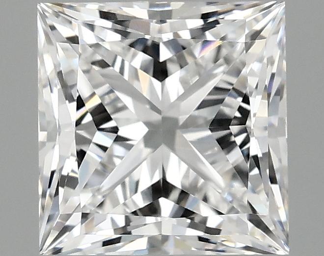 2.08 Carat Princess Shaped Ideal Cut VVS2 IGI Certified Lab Grown Diamond