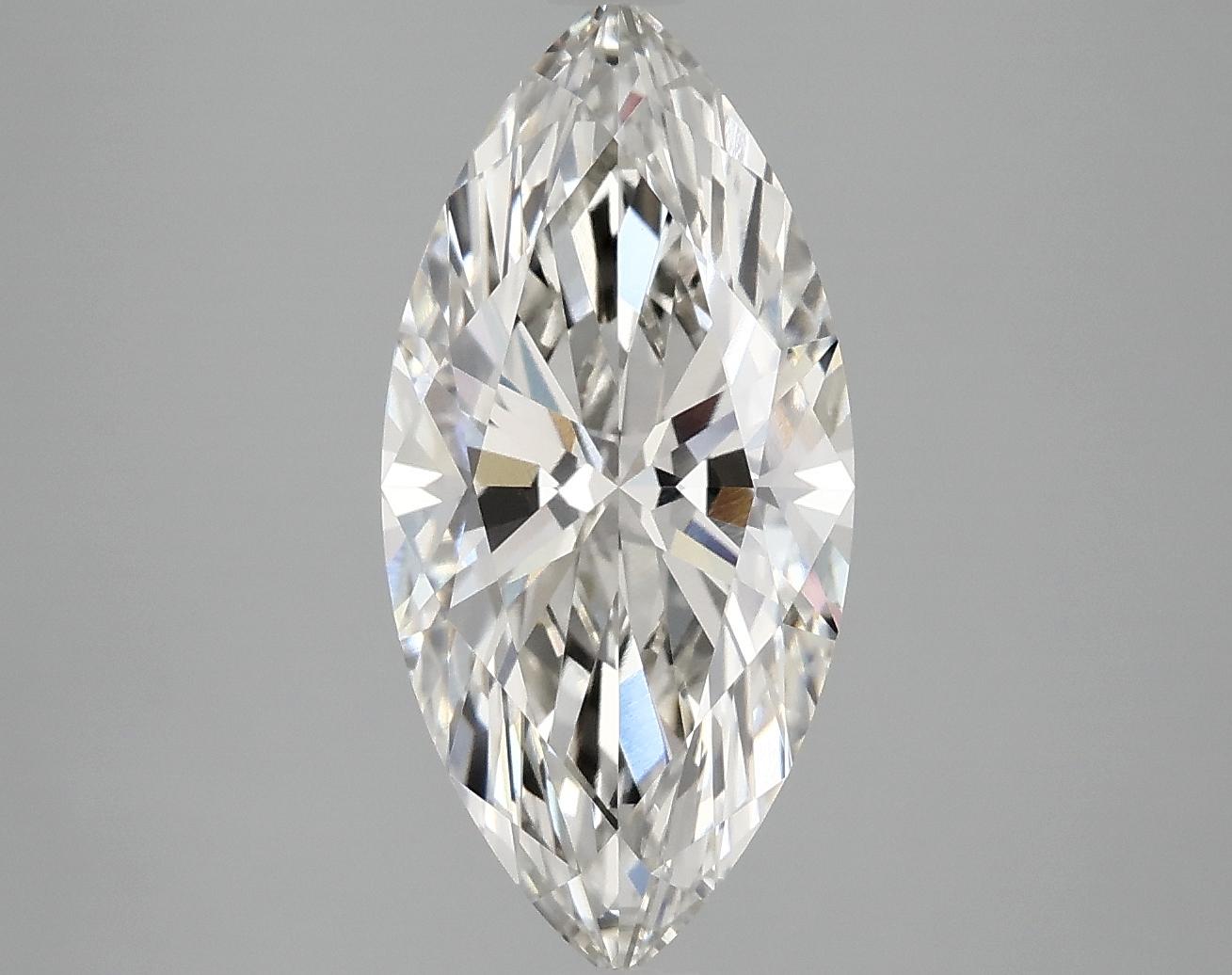 3.1 Carat Marquise Shaped Excellent Cut VVS2 IGI Certified Lab Grown Diamond
