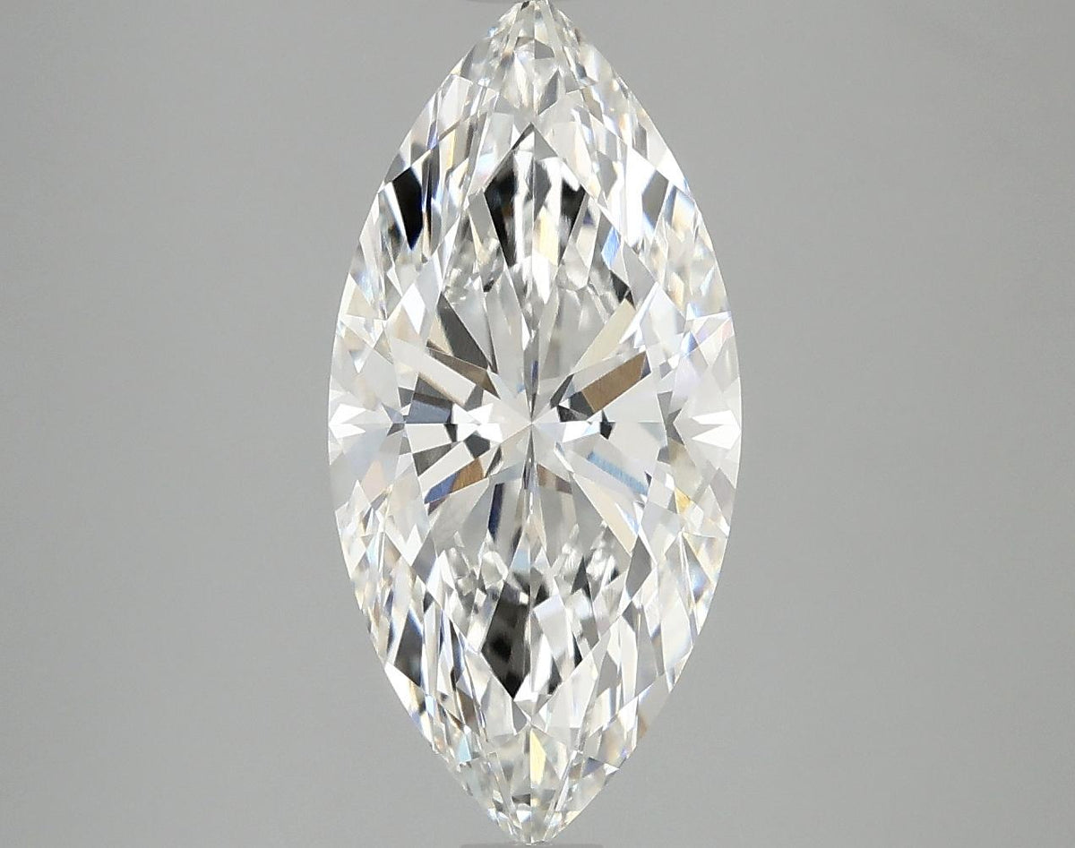 2.99 Carat Marquise Shaped Excellent Cut VVS2 IGI Certified Lab Grown Diamond
