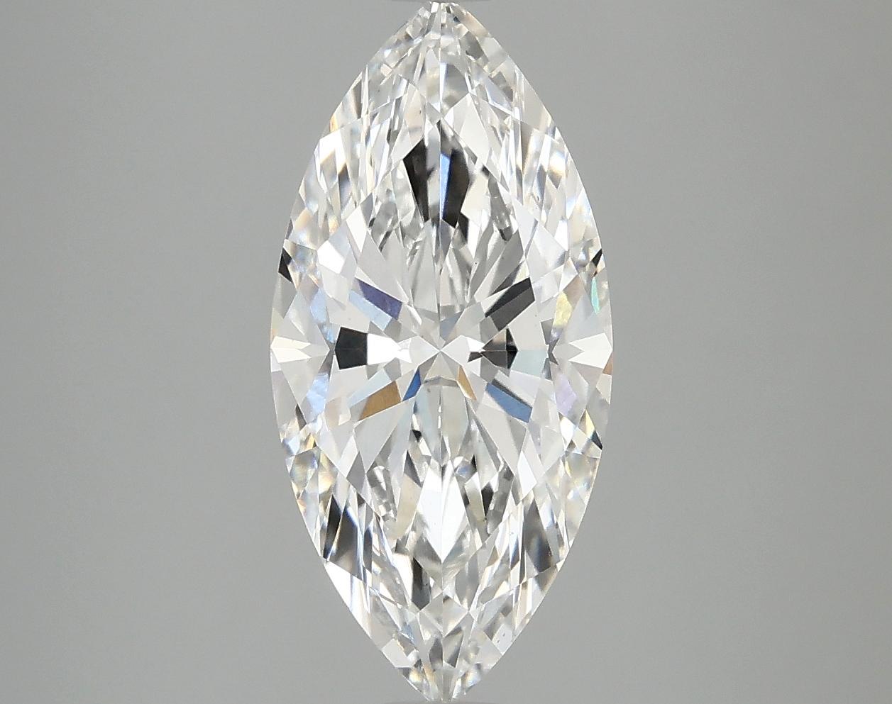 2.88 Carat Marquise Shaped Excellent Cut VS1 IGI Certified Lab Grown Diamond
