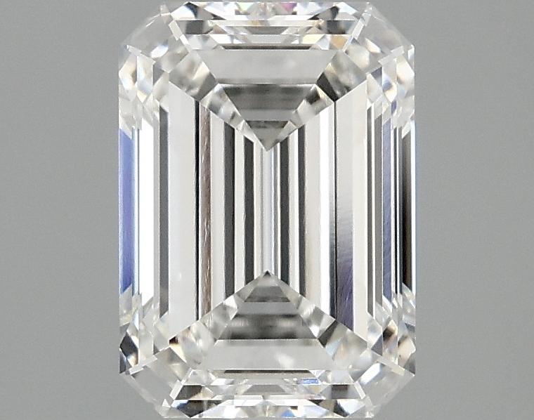 2.1 Carat Emerald Shaped Ideal Cut VVS2 IGI Certified Lab Grown Diamond
