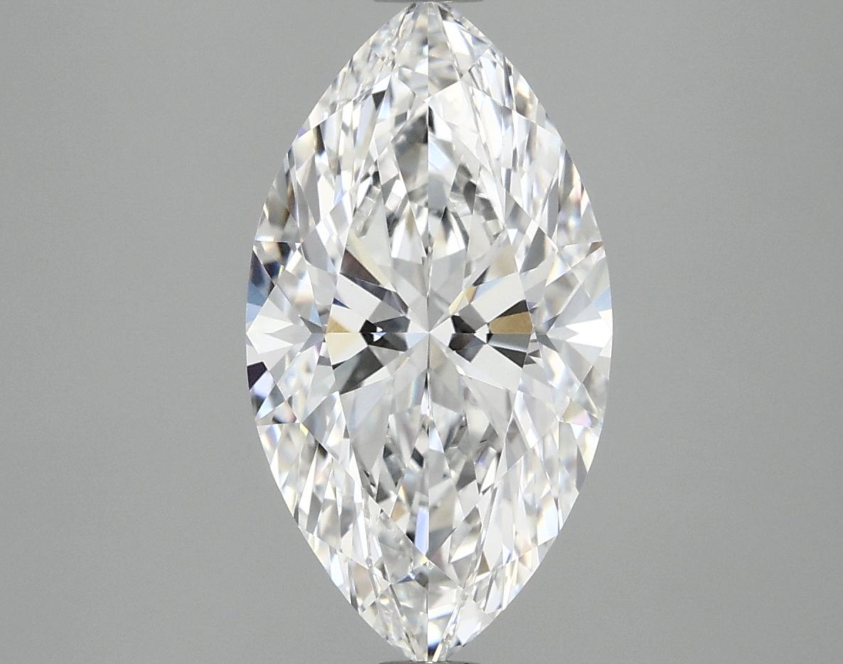 3.03 Carat Marquise Shaped Excellent Cut VVS2 IGI Certified Lab Grown Diamond
