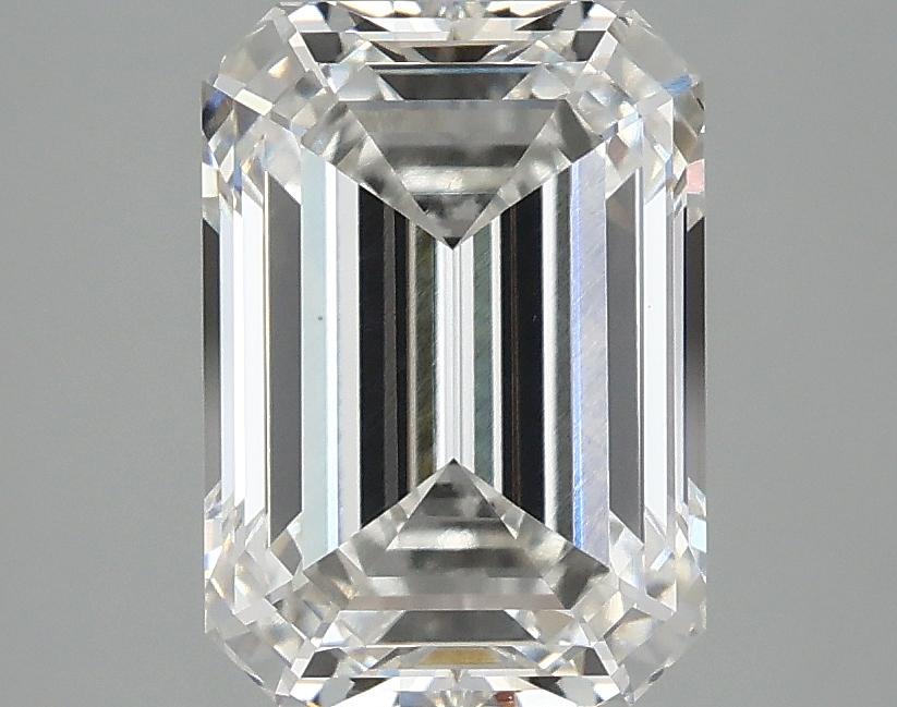 3.1 Carat Emerald Shaped Ideal Cut VVS2 IGI Certified Lab Grown Diamond