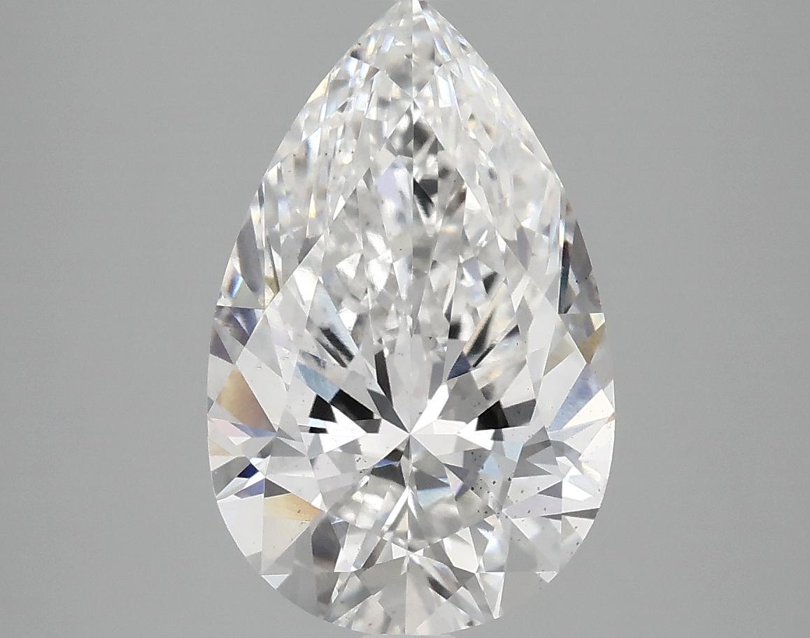 4.09 Carat Pear Shaped Ideal Cut SI1 IGI Certified Lab Grown Diamond