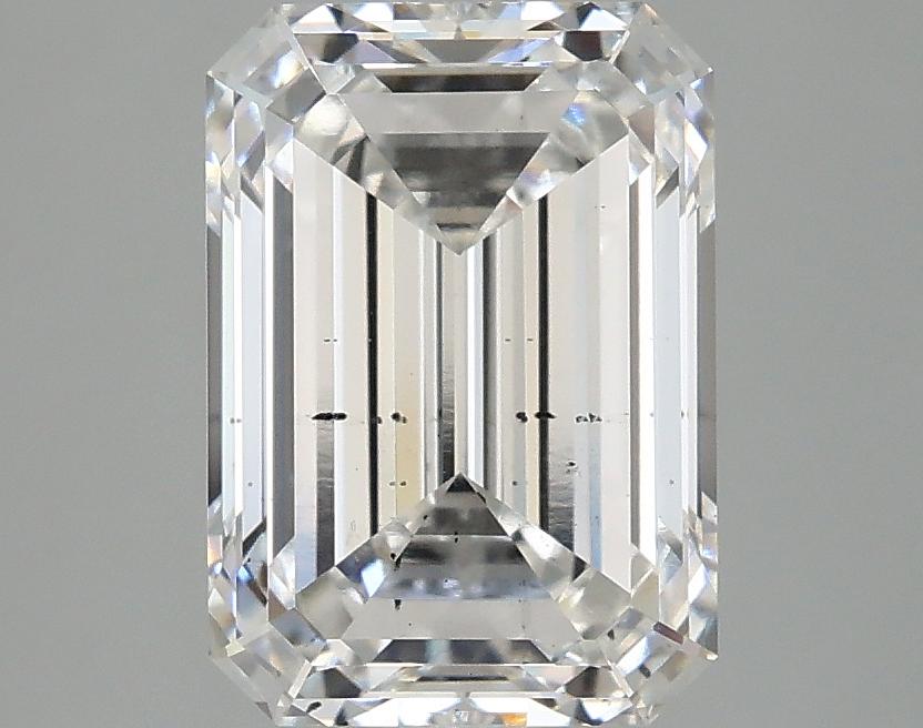 2.99 Carat Emerald Shaped Ideal Cut SI1 IGI Certified Lab Grown Diamond