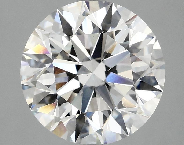 3.03 Carat Round Shaped Excellent Cut VVS2 IGI Certified Lab Grown Diamond