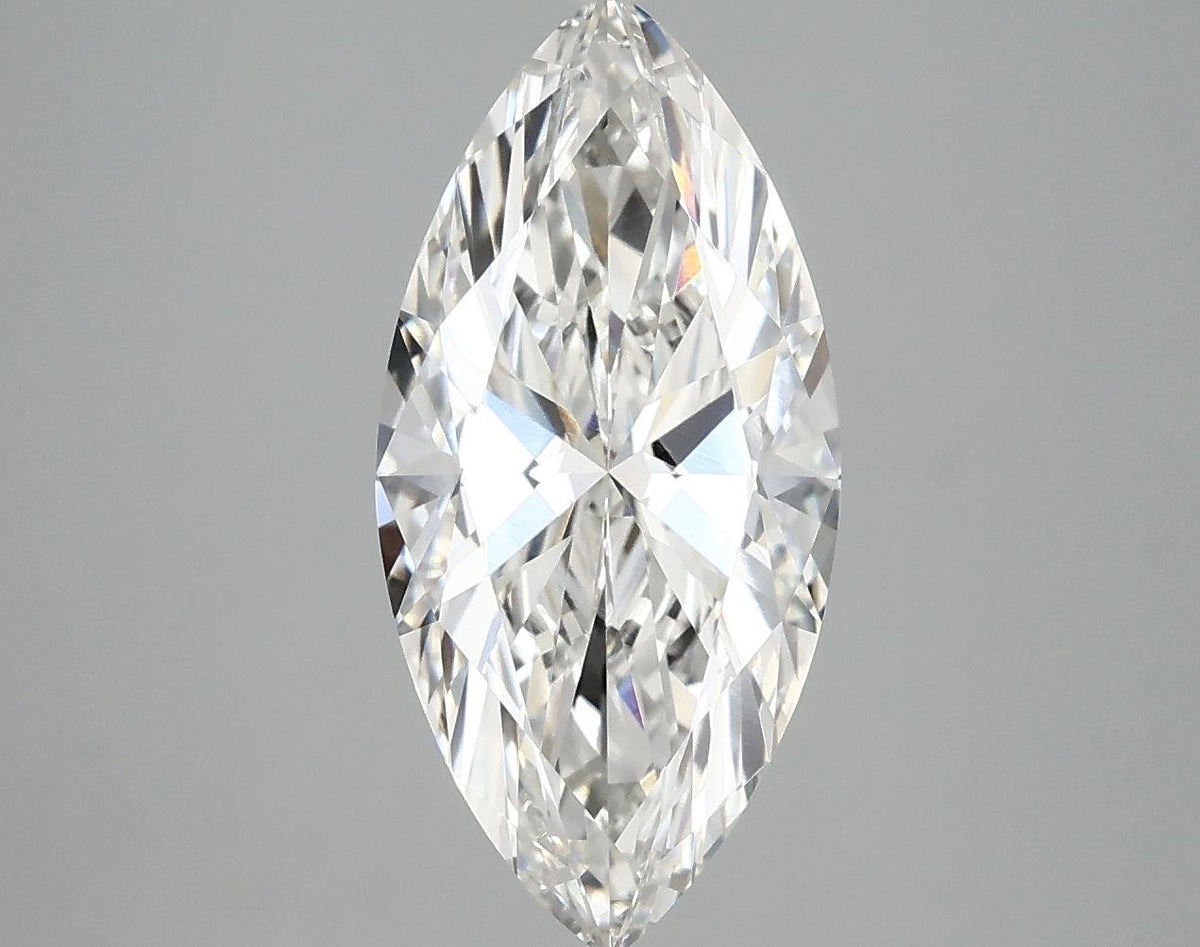 2.78 Carat Marquise Shaped Excellent Cut VVS2 IGI Certified Lab Grown Diamond