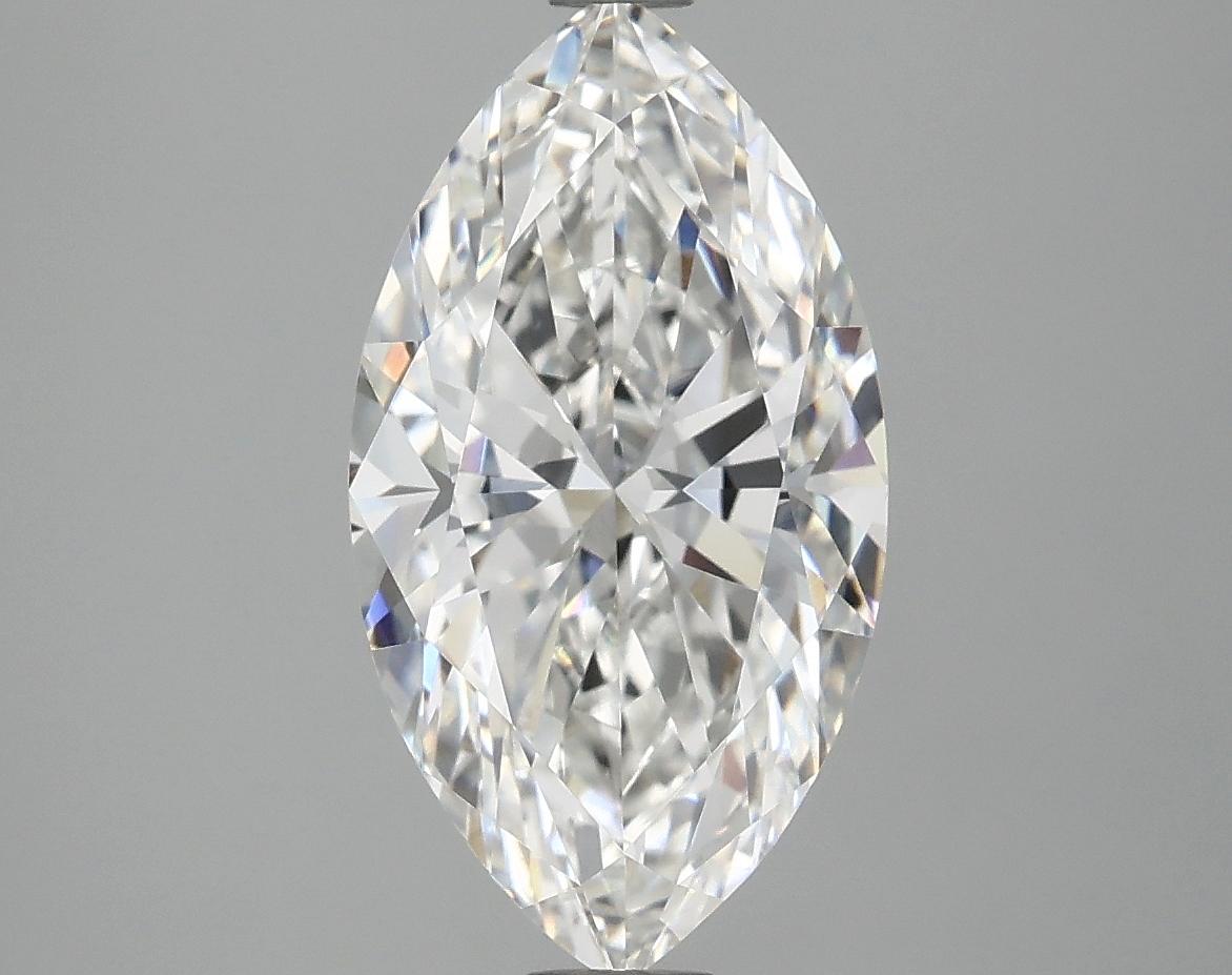 2.97 Carat Marquise Shaped Excellent Cut VVS2 IGI Certified Lab Grown Diamond