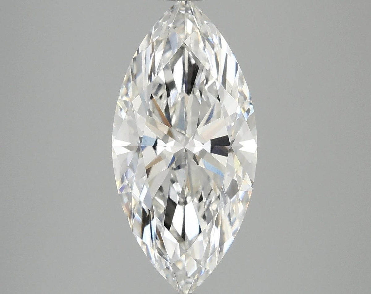 3.07 Carat Marquise Shaped Excellent Cut VVS2 IGI Certified Lab Grown Diamond