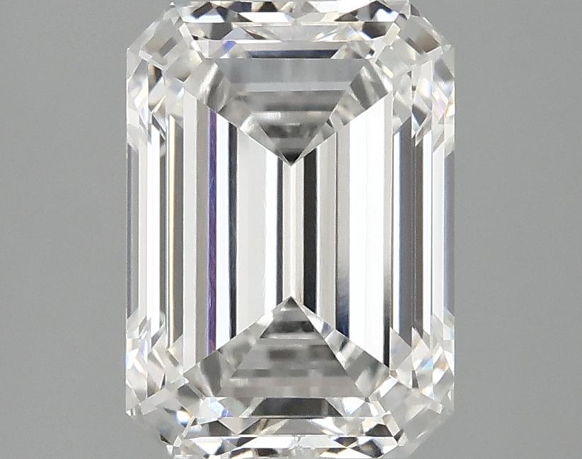 3.09 Carat Emerald Shaped Ideal Cut VVS2 IGI Certified Lab Grown Diamond