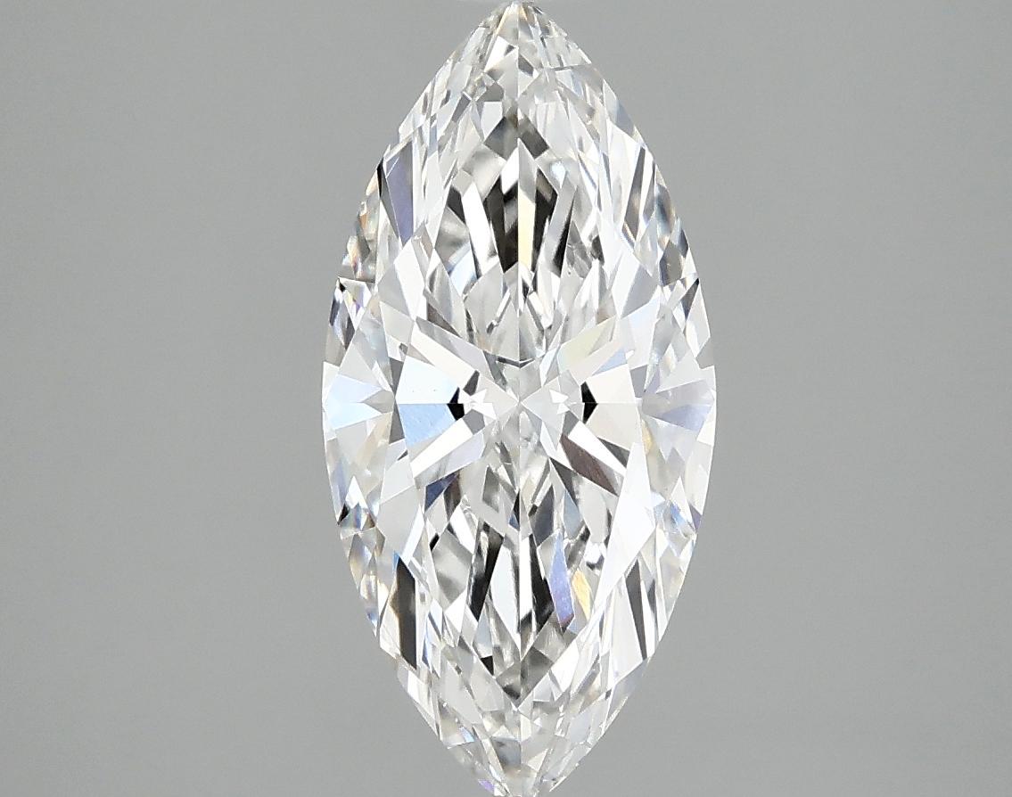 1.98 Carat Marquise Shaped Excellent Cut VVS2 IGI Certified Lab Grown Diamond