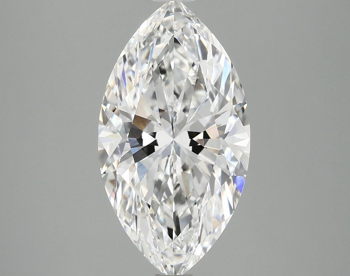 3.09 Carat Marquise Shaped Excellent Cut VVS2 IGI Certified Lab Grown Diamond