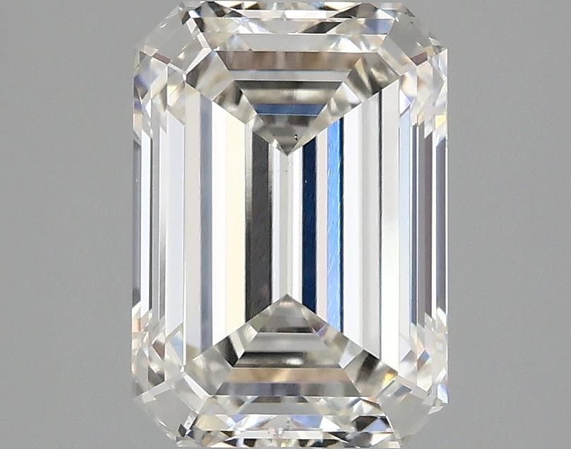 2.54 Carat Emerald Shaped Ideal Cut VS1 IGI Certified Lab Grown Diamond