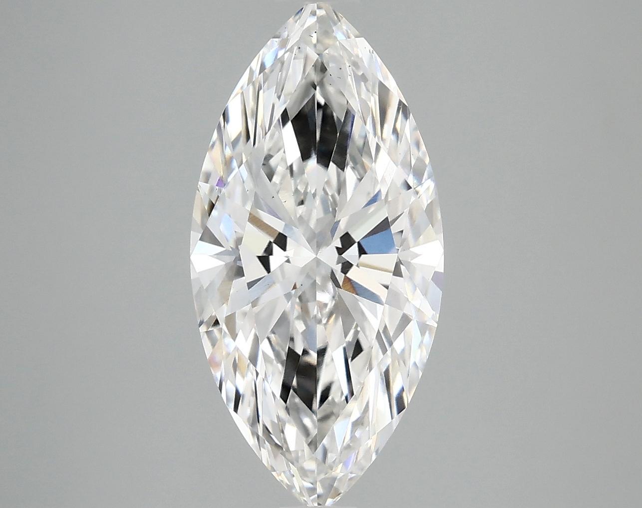 3.08 Carat Marquise Shaped Ideal Cut VS2 IGI Certified Lab Grown Diamond