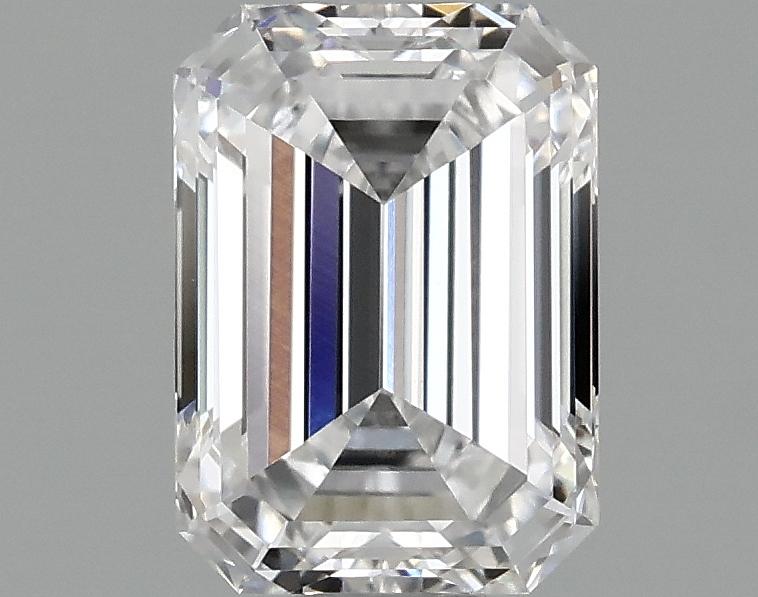 0.97 Carat Emerald Shaped Ideal Cut VVS2 IGI Certified Lab Grown Diamond