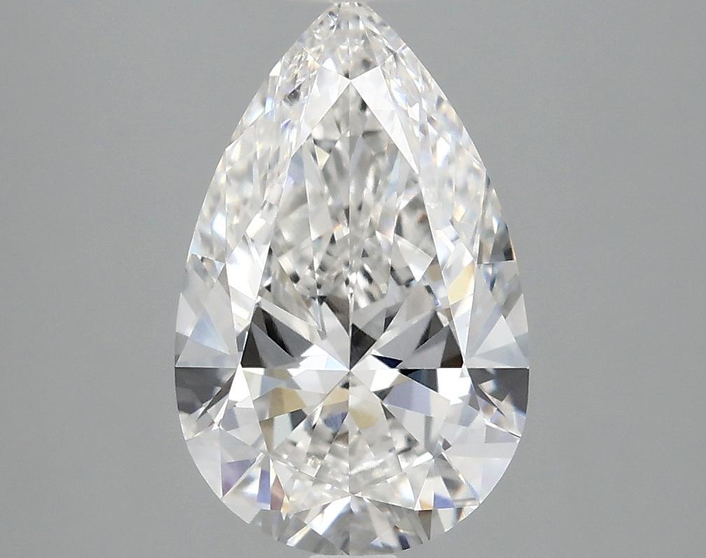 2.5 Carat Pear Shaped Ideal Cut VS1 IGI Certified Lab Grown Diamond
