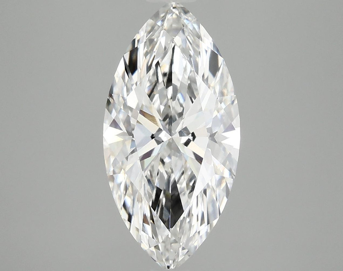 3.09 Carat Marquise Shaped Ideal Cut VVS2 IGI Certified Lab Grown Diamond