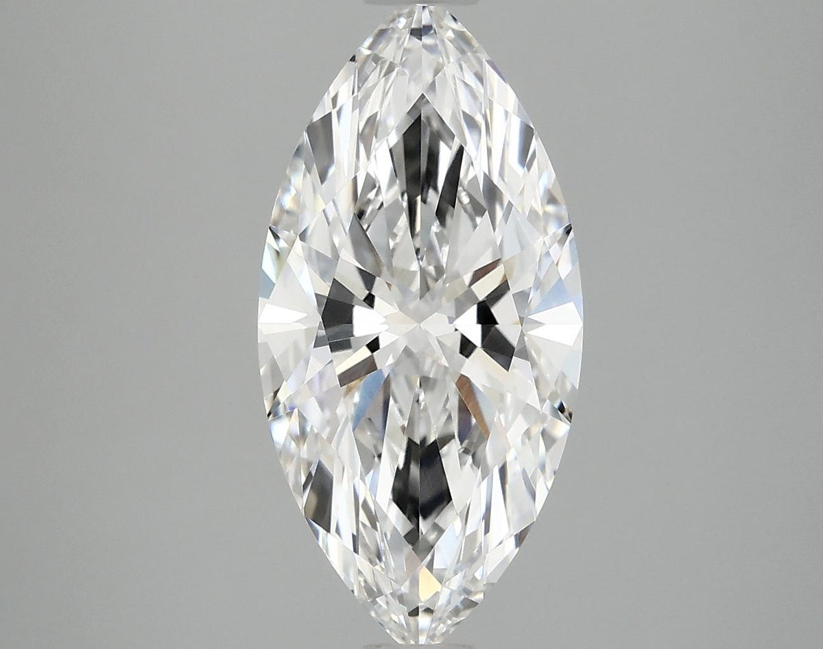 3.09 Carat Marquise Shaped Excellent Cut VVS2 IGI Certified Lab Grown Diamond