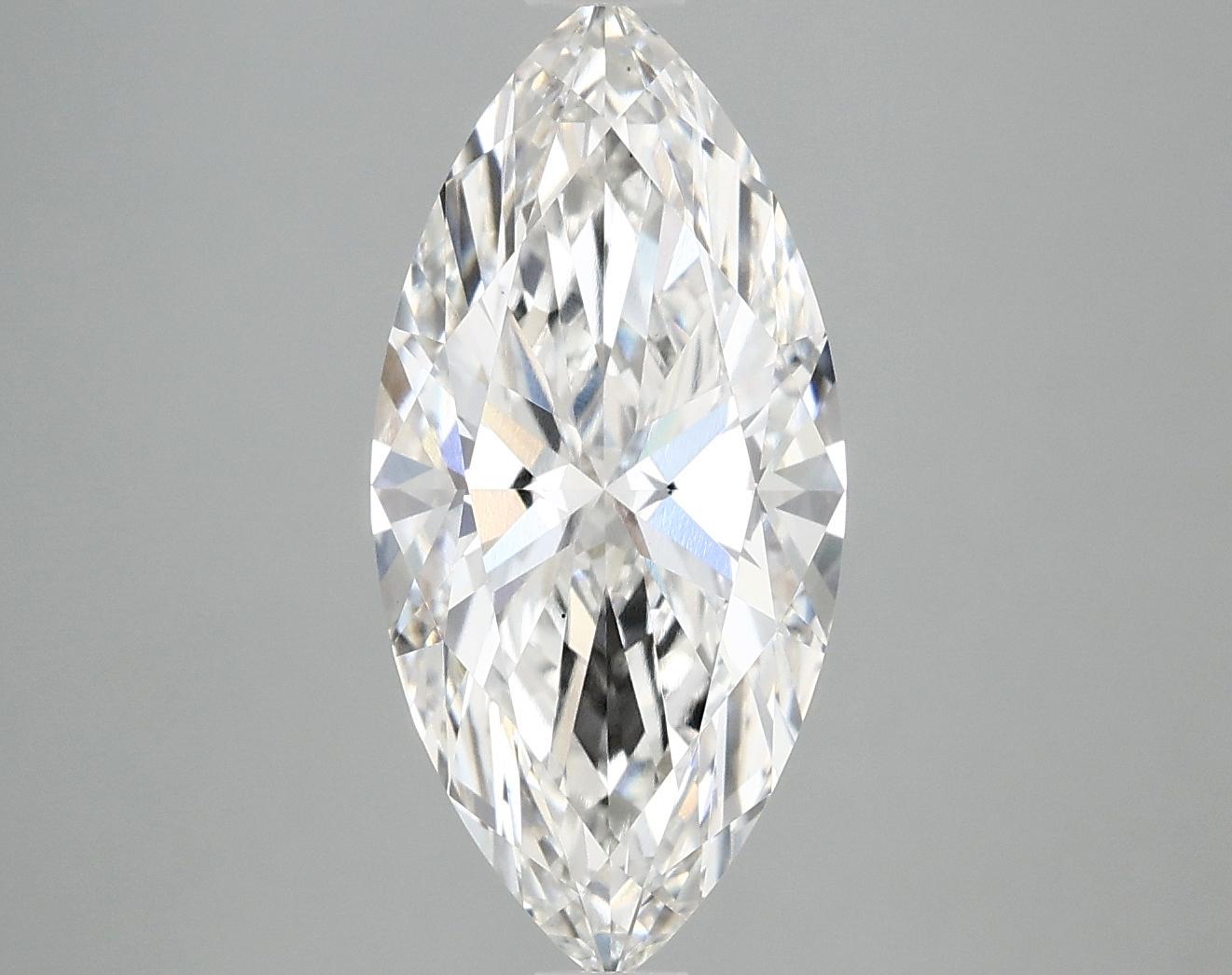 3.04 Carat Marquise Shaped Excellent Cut VS1 IGI Certified Lab Grown Diamond