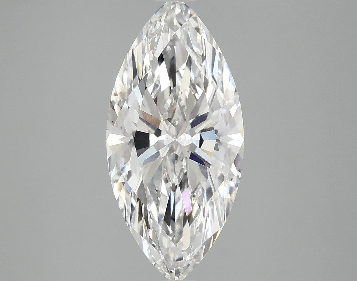 2.56 Carat Marquise Shaped Excellent Cut VS2 IGI Certified Lab Grown Diamond