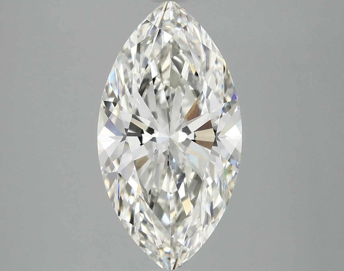 3.07 Carat Marquise Shaped Excellent Cut VVS2 IGI Certified Lab Grown Diamond