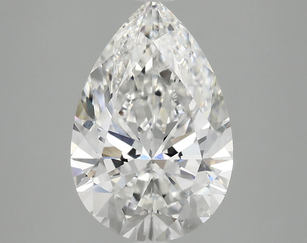 3.08 Carat Pear Shaped Excellent Cut VS1 IGI Certified Lab Grown Diamond