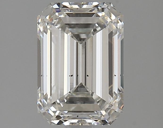 2.05 Carat Emerald Shaped Ideal Cut SI1 IGI Certified Lab Grown Diamond