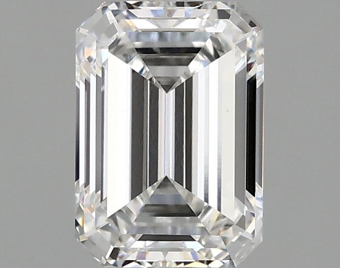 1.49 Carat Emerald Shaped Ideal Cut VVS2 IGI Certified Lab Grown Diamond