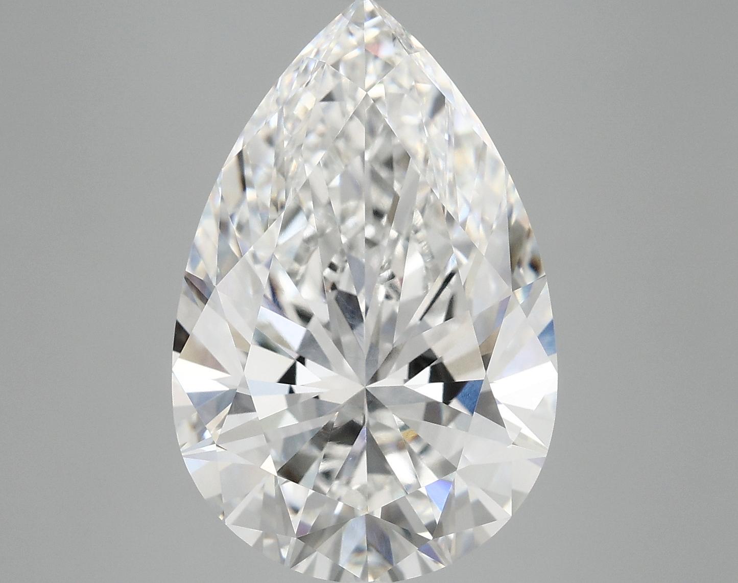 7.91 Carat Pear Shaped Excellent Cut VVS2 IGI Certified Lab Grown Diamond