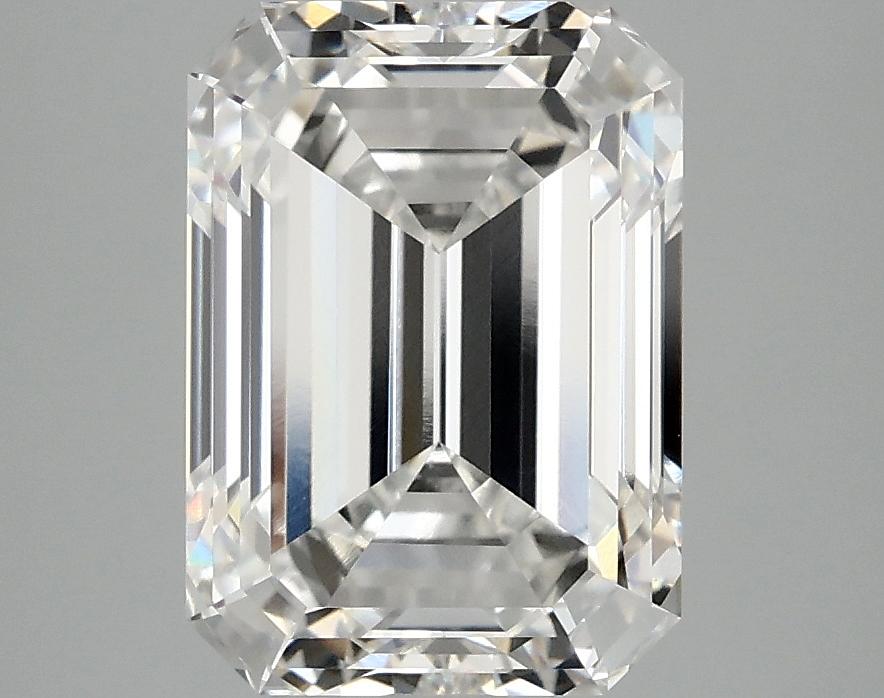 3.83 Carat Emerald Shaped Ideal Cut VVS2 IGI Certified Lab Grown Diamond
