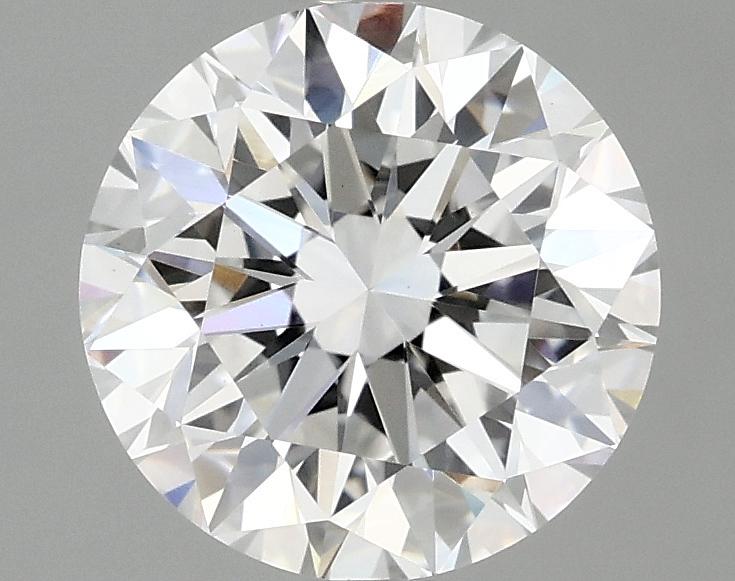 2.56 Carat Round Shaped Excellent Cut VVS2 IGI Certified Lab Grown Diamond