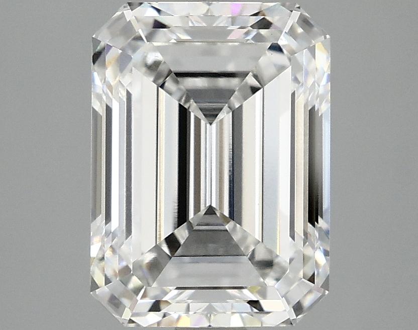 3.09 Carat Emerald Shaped Excellent Cut VVS2 IGI Certified Lab Grown Diamond