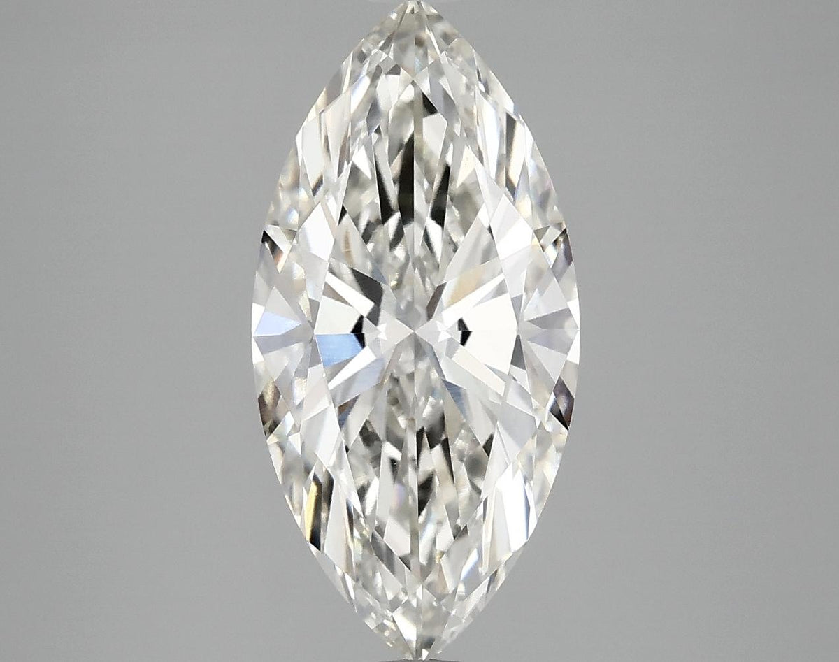 2.97 Carat Marquise Shaped Ideal Cut VVS2 IGI Certified Lab Grown Diamond