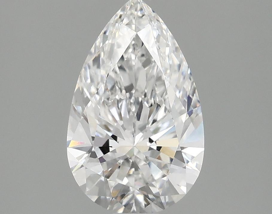 1.57 Carat Pear Shaped Ideal Cut VVS2 IGI Certified Lab Grown Diamond