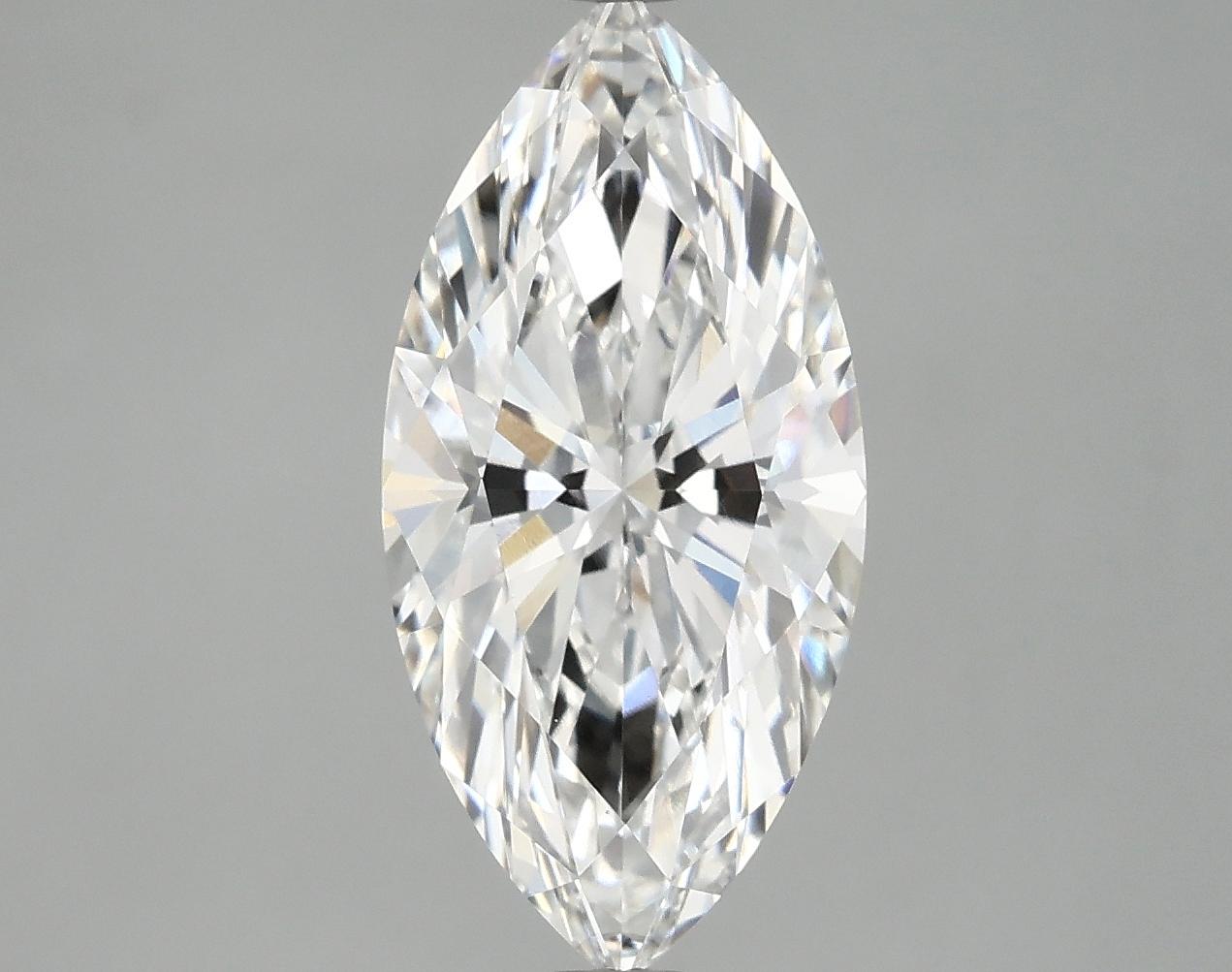 3.05 Carat Marquise Shaped Excellent Cut VVS2 IGI Certified Lab Grown Diamond