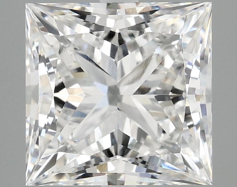3.83 Carat Princess Shaped Ideal Cut VVS2 IGI Certified Lab Grown Diamond