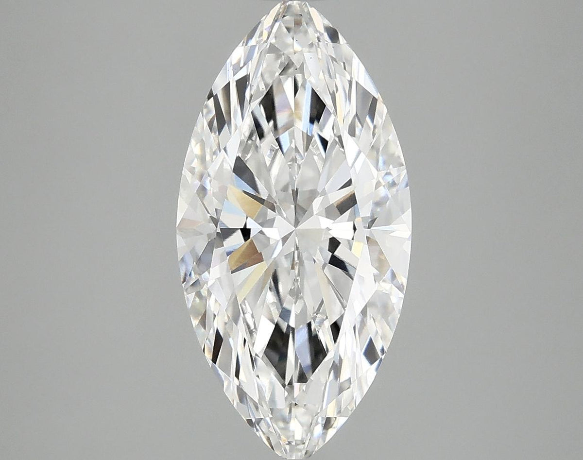 2.87 Carat Marquise Shaped Ideal Cut VS1 IGI Certified Lab Grown Diamond