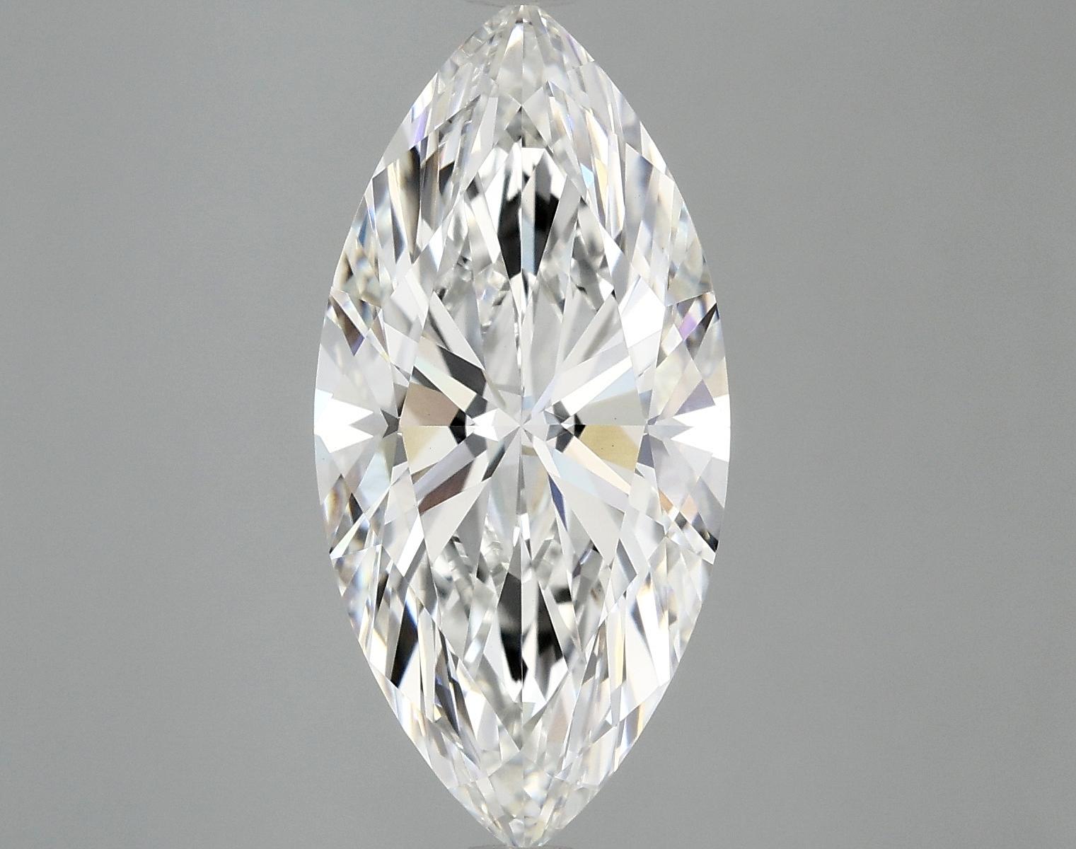 4.71 Carat Marquise Shaped Excellent Cut VVS2 IGI Certified Lab Grown Diamond