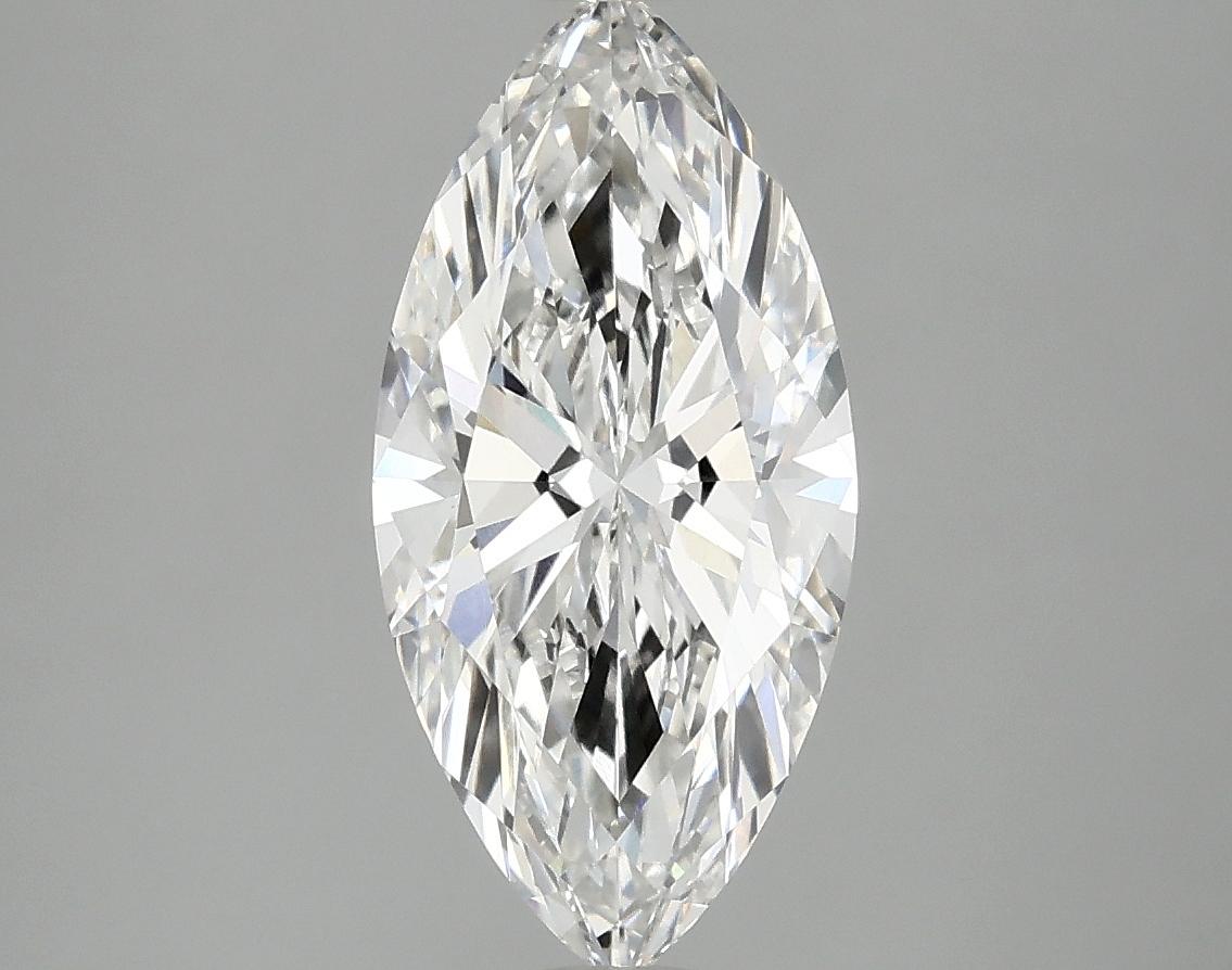 2.07 Carat Marquise Shaped Excellent Cut VVS2 IGI Certified Lab Grown Diamond
