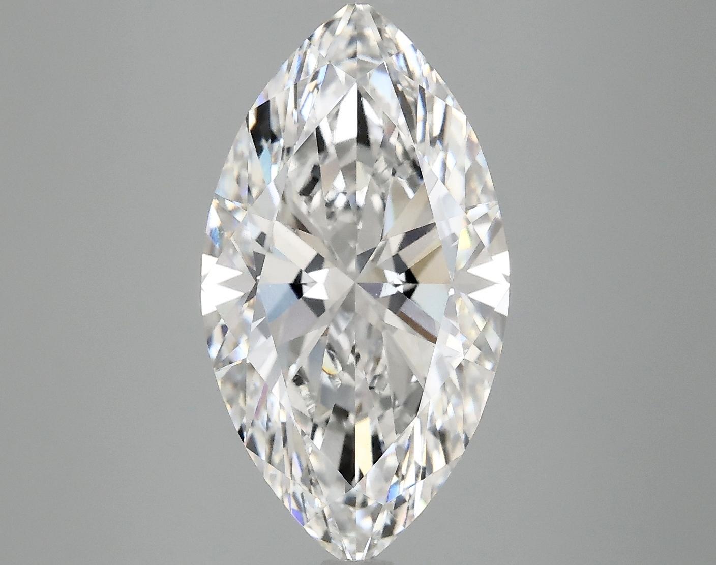 4.91 Carat Marquise Shaped Excellent Cut VVS2 IGI Certified Lab Grown Diamond