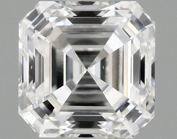 1.34 Carat Asscher Shaped Excellent Cut VS1 IGI Certified Lab Grown Diamond