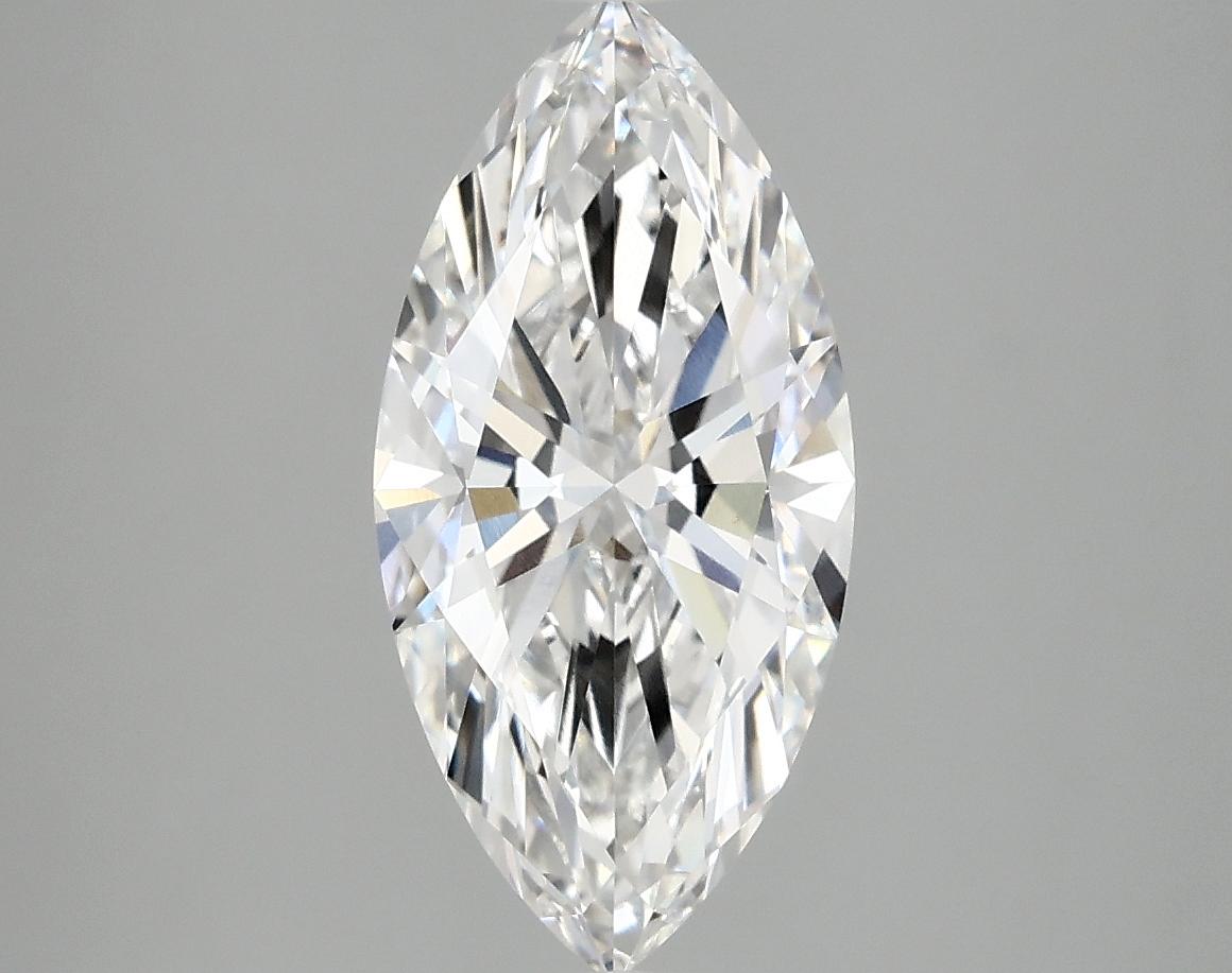 2.15 Carat Marquise Shaped Excellent Cut VVS2 IGI Certified Lab Grown Diamond